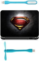 Print Shapes Red & yellow superman logo Combo Set(Multicolor)   Laptop Accessories  (Print Shapes)