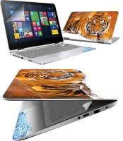 FineArts Tiger Ice 4 in 1 Laptop Skin Pack with Screen Guard, Key Protector and Palmrest Skin Combo Set(Multicolor)   Laptop Accessories  (FineArts)