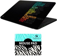 FineArts Quotes - LS5824 Laptop Skin and Mouse Pad Combo Set(Multicolor)   Laptop Accessories  (FineArts)