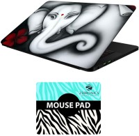 View FineArts Religious - LS5981 Laptop Skin and Mouse Pad Combo Set(Multicolor) Laptop Accessories Price Online(FineArts)