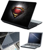 Print Shapes Black Superman Logo Combo Set(Multicolor)   Laptop Accessories  (Print Shapes)