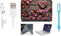 Print Shapes Love Heart Combo Set(Multicolor)   Laptop Accessories  (Print Shapes)