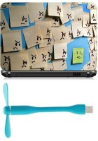 Print Shapes angry post it on the green wide Combo Set(Multicolor)   Laptop Accessories  (Print Shapes)