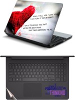 View Namo Arts Laptop Skins with Track Pad Skin LISHQ1057 Combo Set(Multicolor) Laptop Accessories Price Online(Namo Arts)