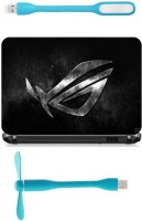 Print Shapes republic of gamers asus dirty logo Combo Set(Multicolor)   Laptop Accessories  (Print Shapes)
