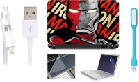 Print Shapes Ironman Light Face Combo Set(Multicolor)   Laptop Accessories  (Print Shapes)