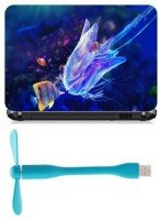 Print Shapes ocean jellyfish fish shark Combo Set(Multicolor)   Laptop Accessories  (Print Shapes)
