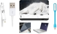 Print Shapes Winter Wolf Combo Set(Multicolor)   Laptop Accessories  (Print Shapes)