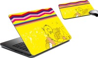 meSleep Floral Yellow LSPD-20-85 Combo Set(Multicolor)   Laptop Accessories  (meSleep)