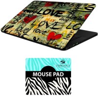 FineArts Quotes - LS5805 Laptop Skin and Mouse Pad Combo Set(Multicolor)   Laptop Accessories  (FineArts)