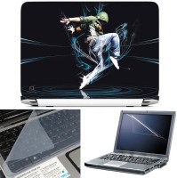 FineArts Dance 3 in 1 Laptop Skin Pack With Screen Guard & Key Protector Combo Set(Multicolor)   Laptop Accessories  (FineArts)