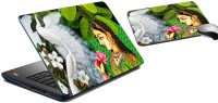 meSleep Lady Laptop Skin and Mouse Pad 154 Combo Set(Multicolor)   Laptop Accessories  (meSleep)