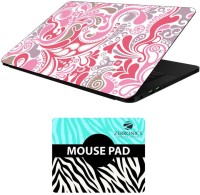 FineArts Floral - LS5588 Laptop Skin and Mouse Pad Combo Set(Multicolor)   Laptop Accessories  (FineArts)