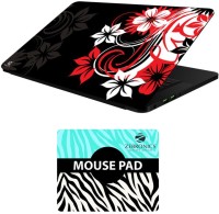 FineArts Floral - LS5574 Laptop Skin and Mouse Pad Combo Set(Multicolor)   Laptop Accessories  (FineArts)