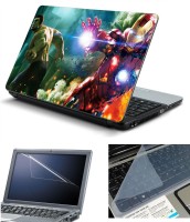 Namo Art 3in1 Laptop Skins with Screen Guard and Key Protector HQ1058 Combo Set(Multicolor)   Laptop Accessories  (Namo Art)