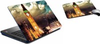 meSleep Clock Tower Storm Laptop Skin 226 Combo Set(Multicolor)   Laptop Accessories  (meSleep)