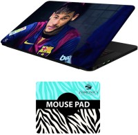 FineArts Football - LS5698 Laptop Skin and Mouse Pad Combo Set(Multicolor)   Laptop Accessories  (FineArts)