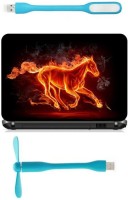 Print Shapes Fire horse Combo Set(Multicolor)   Laptop Accessories  (Print Shapes)