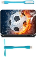 Print Shapes Football with Burning water Combo Set(Multicolor)   Laptop Accessories  (Print Shapes)