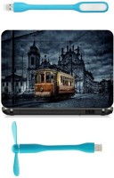 Print Shapes Old train in the city Combo Set(Multicolor)   Laptop Accessories  (Print Shapes)