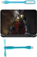 Print Shapes diablo 3 skeleton character skull grey haired armor Combo Set(Multicolor)   Laptop Accessories  (Print Shapes)