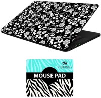 FineArts Floral - LS5575 Laptop Skin and Mouse Pad Combo Set(Multicolor)   Laptop Accessories  (FineArts)