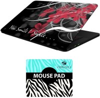 FineArts Quotes - LS5768 Laptop Skin and Mouse Pad Combo Set(Multicolor)   Laptop Accessories  (FineArts)