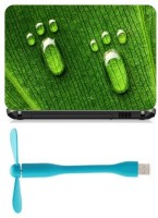 Print Shapes Water Footprint on Leaf Combo Set(Multicolor)   Laptop Accessories  (Print Shapes)