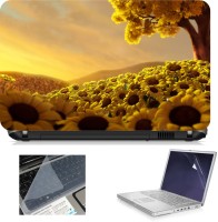 Print Shapes SunFlowers Combo Set(Multicolor)   Laptop Accessories  (Print Shapes)