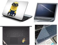 View Namo Arts Laptop Skins with Track Pad Skin, Screen Guard and Key Protector HQ1072 Combo Set(Multicolor) Laptop Accessories Price Online(Namo Arts)