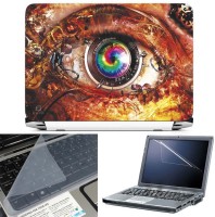 FineArts Mechanical Eye 3 in 1 Laptop Skin Pack With Screen Guard & Key Protector Combo Set(Multicolor)   Laptop Accessories  (FineArts)