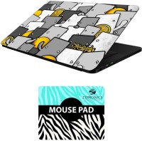 FineArts Abstract Art - LS5001 Laptop Skin and Mouse Pad Combo Set(Multicolor)   Laptop Accessories  (FineArts)