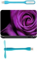 Print Shapes purple rose Combo Set(Multicolor)   Laptop Accessories  (Print Shapes)