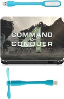 Print Shapes Command Conquer 4 Combo Set(Multicolor)   Laptop Accessories  (Print Shapes)