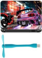 Print Shapes need for speed motorcycle car nissan gtr road speed sparks nitro Combo Set(Multicolor)   Laptop Accessories  (Print Shapes)