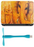 Print Shapes Ganesha with flute Combo Set(Multicolor)   Laptop Accessories  (Print Shapes)