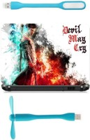 Print Shapes devil may cry Combo Set(Multicolor)   Laptop Accessories  (Print Shapes)