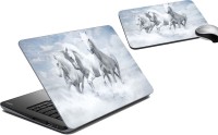 meSleep White Horses LSPD-16-53 Combo Set(Multicolor)   Laptop Accessories  (meSleep)