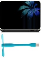 Print Shapes black background flower butterfly Combo Set(Multicolor)   Laptop Accessories  (Print Shapes)