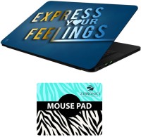 FineArts Quotes - LS5876 Laptop Skin and Mouse Pad Combo Set(Multicolor)   Laptop Accessories  (FineArts)