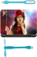View Print Shapes Lttle girl flying kiss Combo Set(Multicolor) Laptop Accessories Price Online(Print Shapes)