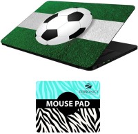 View FineArts Football - LS5686 Laptop Skin and Mouse Pad Combo Set(Multicolor) Laptop Accessories Price Online(FineArts)