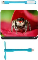 Print Shapes Spider on leaf Combo Set(Multicolor)   Laptop Accessories  (Print Shapes)