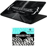 FineArts Quotes - LS5878 Laptop Skin and Mouse Pad Combo Set(Multicolor)   Laptop Accessories  (FineArts)