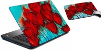 meSleep Many Heart Laptop Skin And Mouse Pad 349 Combo Set(Multicolor)   Laptop Accessories  (meSleep)