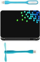 Print Shapes blue green black dots circles Combo Set(Multicolor)   Laptop Accessories  (Print Shapes)