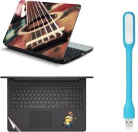 Namo Arts Laptop Skins with Track Pad Skin and USB Led Light LISLEDHQ1035 Combo Set(Multicolor)   Laptop Accessories  (Namo Arts)