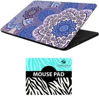 FineArts Floral - LS5557 Laptop Skin and Mouse Pad Combo Set(Multicolor)   Laptop Accessories  (FineArts)