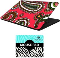 FineArts Floral - LS5596 Laptop Skin and Mouse Pad Combo Set(Multicolor)   Laptop Accessories  (FineArts)