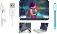 Print Shapes Dj girl Combo Set(Multicolor)   Laptop Accessories  (Print Shapes)
